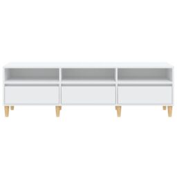 Berkfield Home TV Cabinet White 150x30x44.5 cm Engineered Wood - thumbnail 6