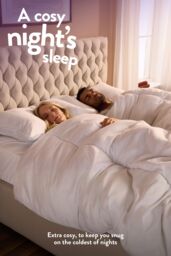 Slumberdown Cosy Nights 15 Tog Winter Duvet in White - Size: Super King - thumbnail 2
