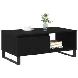 Berkfield Home Elegant Coffee Table Black Oak 90x50x36, 5 cm Engineered Wood - thumbnail 1