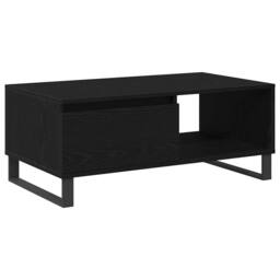 Berkfield Home Elegant Coffee Table Black Oak 90x50x36, 5 cm Engineered Wood - thumbnail 3
