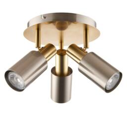 Pagazzi Hayes Matte Nickel 3-Light Spotlight Plate in Grey - thumbnail 7