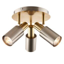 Pagazzi Hayes Matte Nickel 3-Light Spotlight Plate in Grey - thumbnail 6