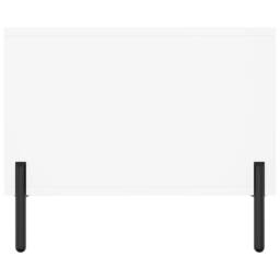 Berkfield Home Decorative Coffee Table White 90x50x40 cm Engineered Wood - Size: 90 x 50 x 40 cm - thumbnail 7