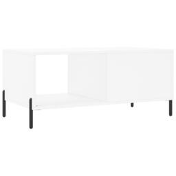 Berkfield Home Decorative Coffee Table White 90x50x40 cm Engineered Wood - Size: 90 x 50 x 40 cm - thumbnail 8