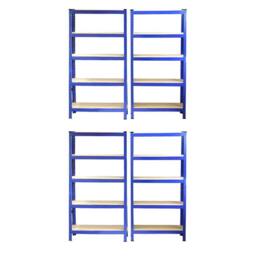Monstershop Monster Racking T-Rax Heavy Duty Shelving Units, Blue, 75cm W, 30cm D in Blue - thumbnail 2