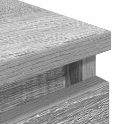 Berkfield Home TV Cabinet Grey Sonoma 80x35x54 cm Engineered Wood - Size: 80 x 35 x 54 cm - thumbnail 9