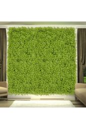 Living and Home UV-Resistant Faux Greenery Wall Panel Privacy Screen for Indoor & Outdoor Decor (40x60cm) in Green - Size: 40x60 cm - thumbnail 2