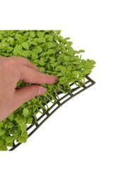 Living and Home UV-Resistant Faux Greenery Wall Panel Privacy Screen for Indoor & Outdoor Decor (40x60cm) in Green - Size: 40x60 cm - thumbnail 5