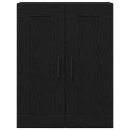 Berkfield Home Wall Mounted Cabinet Black Oak 69, 5x34x90 cm Engineered Wood - Size: 5 x 34 x 90 cm - thumbnail 6