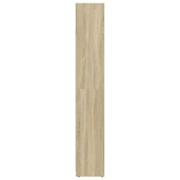 Berkfield Home Bathroom Cabinet Sonoma Oak 30x30x183.5 cm Engineered Wood in Brown - thumbnail 5