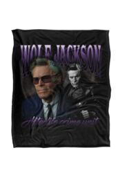 Warner Brothers Beetlejuice 2 50x60 Wolf Silky Touch Super Soft Throw Blanket in White - thumbnail 1
