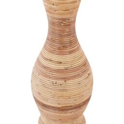 Wyld and Coco 70 cm Handcrafted Rattan Vase Natural Boho Rustic Decor - thumbnail 2