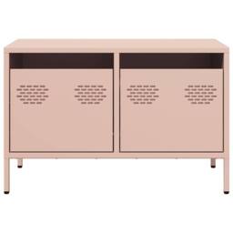 Berkfield Home TV Cabinet Pink 68x39x43.5 cm Cold-rolled Steel - thumbnail 4