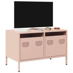 Berkfield Home TV Cabinet Pink 68x39x43.5 cm Cold-rolled Steel - thumbnail 2