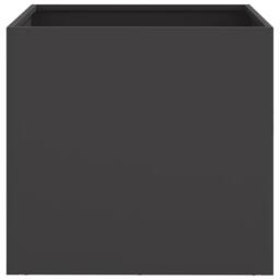 Berkfield Home Planter Black 49x47x46 cm Steel - Size: 49 x 47 x 46 cm - thumbnail 4