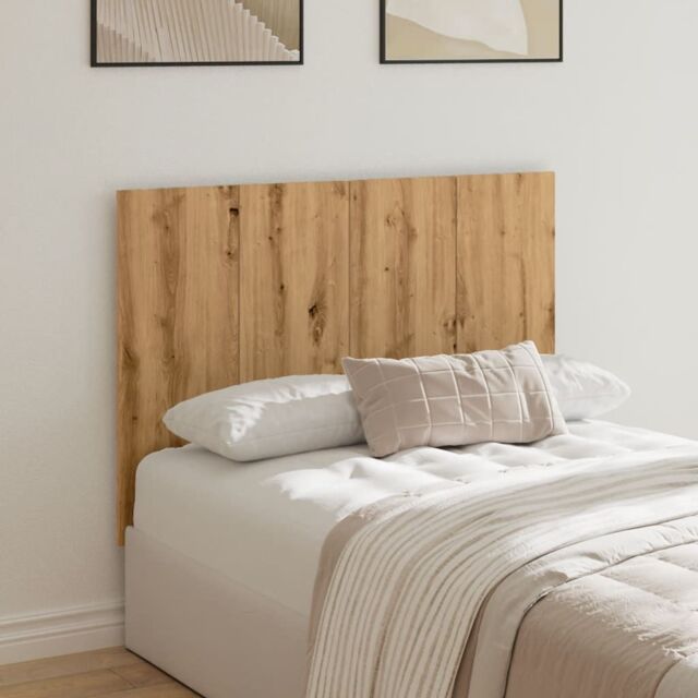 Berkfield Home Bed Headboard Artisan Oak 120x1.5x80 cm Engineered Wood in Brown - image 1