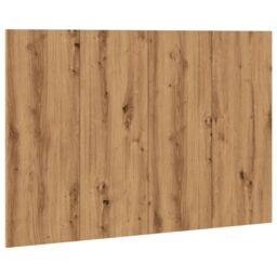 Berkfield Home Bed Headboard Artisan Oak 120x1.5x80 cm Engineered Wood in Brown - thumbnail 2