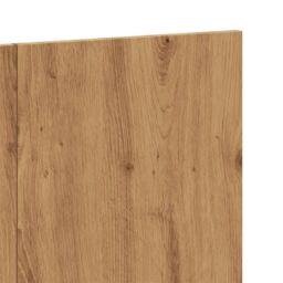 Berkfield Home Bed Headboard Artisan Oak 120x1.5x80 cm Engineered Wood in Brown - thumbnail 5