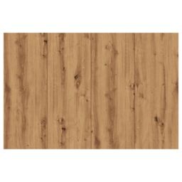 Berkfield Home Bed Headboard Artisan Oak 120x1.5x80 cm Engineered Wood in Brown - thumbnail 3
