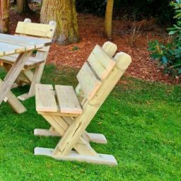 Churnet Valley Garden Furniture Ltd Ashcombe Chair - L65 x W49 x H90 cm in Brown - thumbnail 2