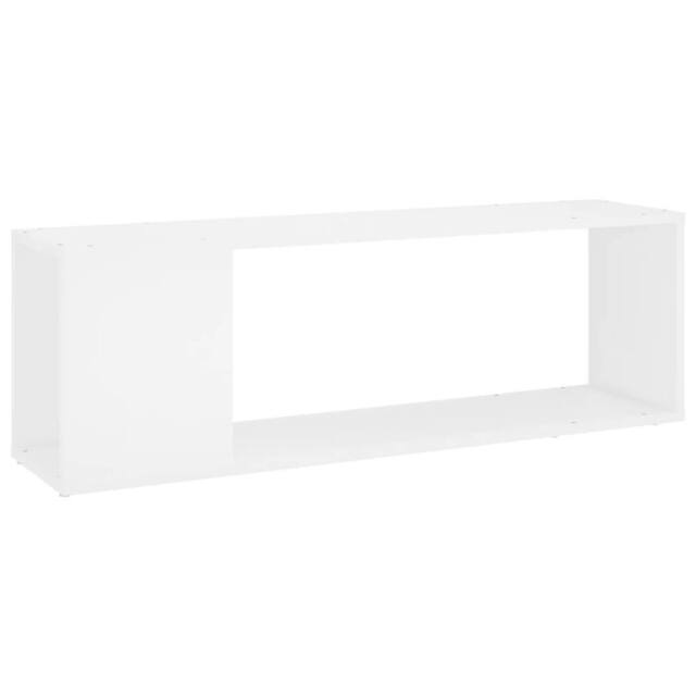Berkfield Home TV Cabinet White 100x24x32 cm Engineered Wood - Size: 100 x 24 x 32 cm - image 1