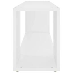 Berkfield Home TV Cabinet White 100x24x32 cm Engineered Wood - Size: 100 x 24 x 32 cm - thumbnail 4