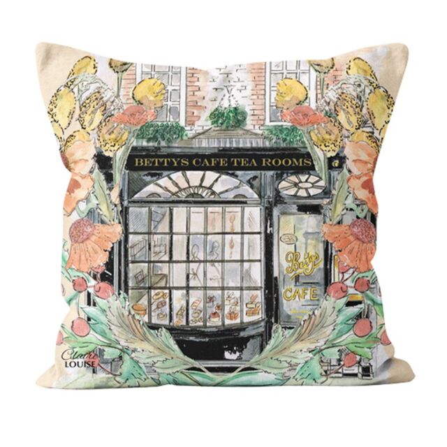 Claire Louise Bettys In Full Bloom 45cm x 45cm Double Sided Cushion - Size: 45 cm x 45 cm - image 1