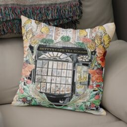 Claire Louise Bettys In Full Bloom 45cm x 45cm Double Sided Cushion - Size: 45 cm x 45 cm - thumbnail 2