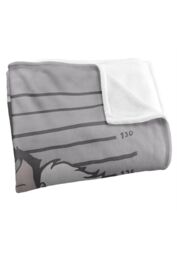 DC Comics Batman The Penguin Mugshot Blanket 152 x 127 cm in White - thumbnail 3