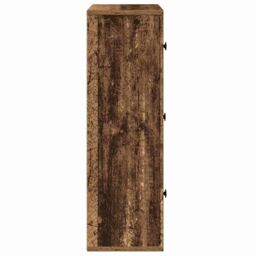 Berkfield Home Bookcase Old Wood 60x24x76.5 cm Engineered Wood in Brown - thumbnail 6
