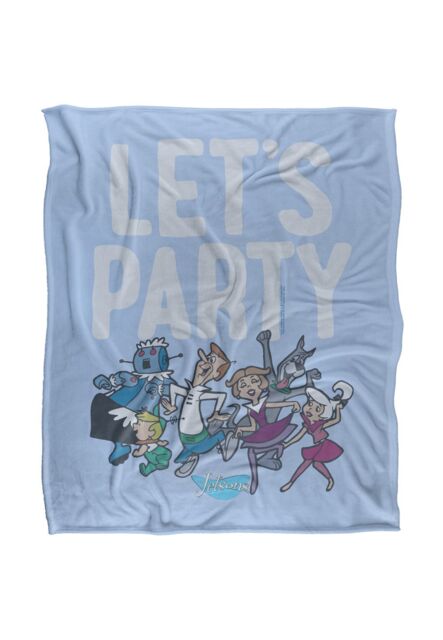 Warner Brothers Jetsons Officially Licensed Silky Touch Super Soft Throw Blanket 152 x 127 cm in White - image 1
