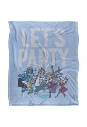 Warner Brothers Jetsons Officially Licensed Silky Touch Super Soft Throw Blanket 152 x 127 cm in White - thumbnail 1