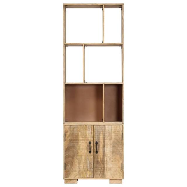 Berkfield Home Bookshelf 60x35x180 cm Solid Mango Wood in Brown - Size: 60 x 35 x 180 cm - image 1