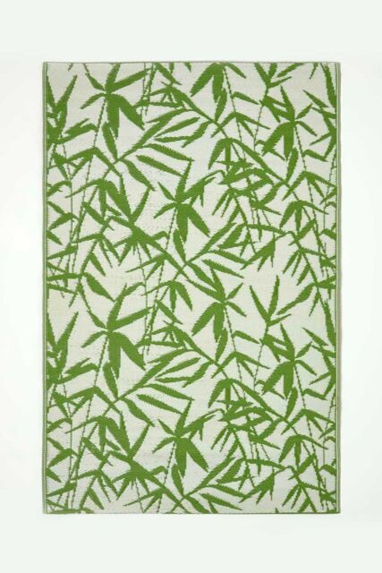 Homescapes Luxury Outdoor Rug Waterproof Reversible, Green Zena Tropical - Size: 180 cm x 270 cm - image 1