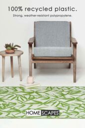 Homescapes Luxury Outdoor Rug Waterproof Reversible, Green Zena Tropical - Size: 180 cm x 270 cm - thumbnail 3