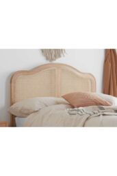 Birlea Rattan Wooden Bed Frame Leonie Bedstead in Brown - Size: Double - thumbnail 3