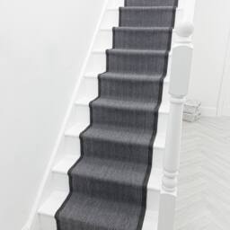 runrug Stair Runner Carpet - Reversible & Durable, 2mm - 'Illusion' in Midnight - Size: 60 cm x 660 cm - thumbnail 5