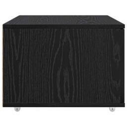 Berkfield Home Drawer Cabinet Black oak Engineered wood Compact Drawer Cabinet - thumbnail 7