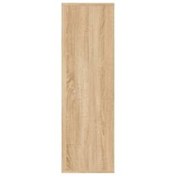 Berkfield Home Book Cabinet Sonoma Oak 98x30x98 cm Engineered Wood in Light Tan - Size: 98 x 30 x 98 cm - thumbnail 5