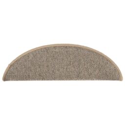 Berkfield Home Carpet Stair Treads 15 pcs Brown 56x17x3 cm - Size: Medium - thumbnail 5