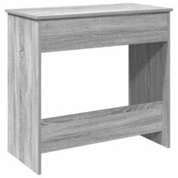 Berkfield Home Decorative Desk Grey Sonoma 80x40x75 cm Engineered Wood - Size: 80 x 40 x 75 cm - thumbnail 7