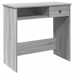 Berkfield Home Decorative Desk Grey Sonoma 80x40x75 cm Engineered Wood - Size: 80 x 40 x 75 cm - thumbnail 3