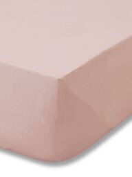 Catherine Lansfield 'Brushed Cotton' Fitted Sheet in Pink - Size: Double Fitted - thumbnail 3