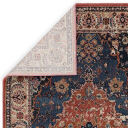 The Rug Shop UK Traditional Persian Easy To Clean Stain-Resistant Area Rug in Blue - Size: 195 cm x 290 cm - thumbnail 5