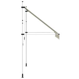 Berkfield Home Manual Retractable Awning 250 cm Cream in Beige - thumbnail 3