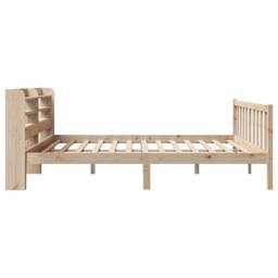 Berkfield Home Bed Frame without Mattress 180x200 cm Super King Solid Wood Pine in Natural - thumbnail 5