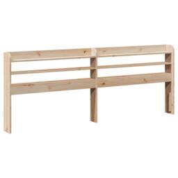 Berkfield Home Bed Frame without Mattress 180x200 cm Super King Solid Wood Pine in Natural - thumbnail 8