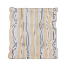 Dibor Giant Oxford Blue Striped Outdoor Garden Chair Seat Pad Cushion L50 x W50cm - Size: 50 cm x 50 cm - thumbnail 2