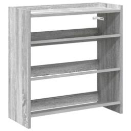 Berkfield Home Shoe Rack Grey Sonoma 60x25x62 cm Engineered Wood - Size: 60 x 25 x 62 cm - thumbnail 1