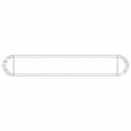 Berkfield Home Gabion Raised Bed Galvanised Iron 600x100x50 cm in Silver - Size: 600 x 100 x 50 cm - thumbnail 6